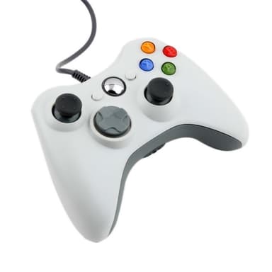 Handkontroll till Xbox 360 (Vit)