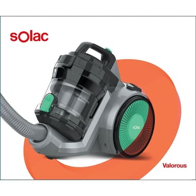 SOLAC Påslös Dammsugare Valorous 800W