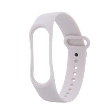 Armband i Silikon till Xiaomi Mi Band 3 / 4, Ivory