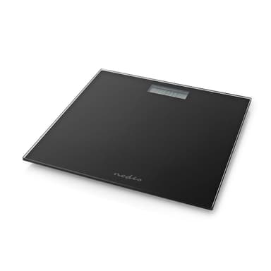 Nedis Personvåg | Digital | Svart | Härdat Glas | Maximal vägningskapacitet: 150 kg
