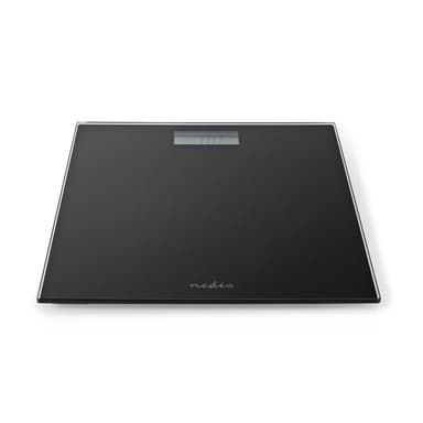 Nedis Personvåg | Digital | Svart | Härdat Glas | Maximal vägningskapacitet: 150 kg