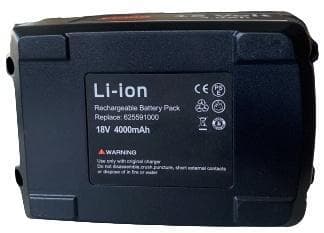 Ersättningsbatteri till Metabo BS 18, 18V 4Ah