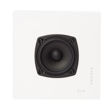 DLS Flatbox Slim Mini vägghögtalare i vitt, styck