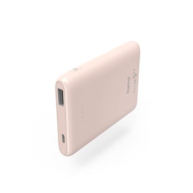 Hama Powerbank Slim 5000 mAh Ljusrosa