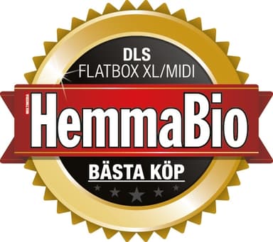 DLS Flatbox Midi on-wall högtalare i mattvitt, styck