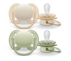 Philips Avent SCF091/05 Ultra Soft napp, 0-6 månader, 2 delar, neutral