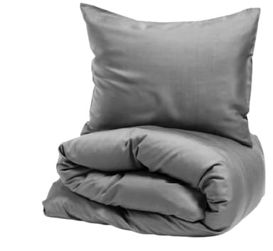 Nottingham Bäddset King size, Satin, Ljusgrå