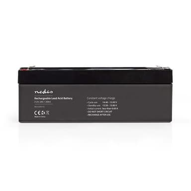Nedis Uppladdningsbart blybatteri | Bly-syra | Uppladdningsbara | 12 V | 2000 mAh