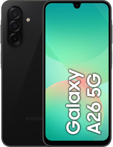 Samsung Galaxy A26 5G smartphone 8/256GB (svart)