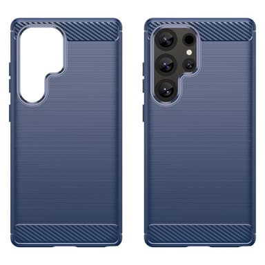 SKALO Samsung S25 Ultra Armor Carbon Skal - Blå