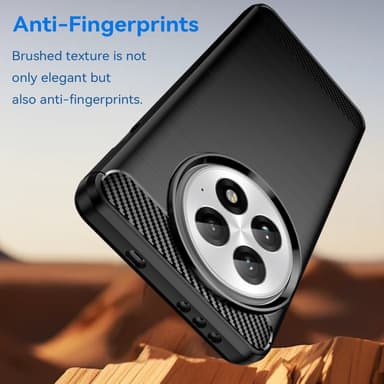 SKALO OnePlus 13 Armor Carbon Skal - Svart