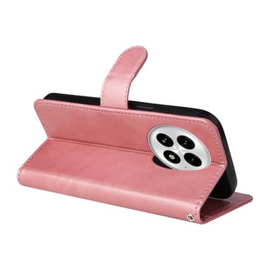 SKALO OnePlus 13 PU-läder Plånboksfodral - Rosa