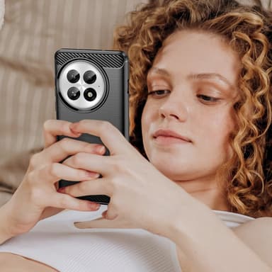 SKALO OnePlus 13 Armor Carbon Skal - Svart