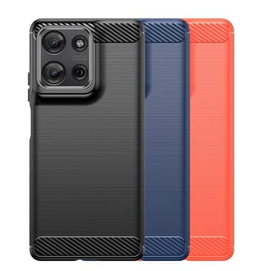 SKALO Motorola Moto G75 5G Armor Carbon Skal - Svart