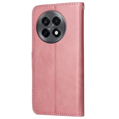 SKALO OnePlus 13R PU-läder Plånboksfodral - Rosa