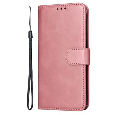 SKALO OnePlus 13 PU-läder Plånboksfodral - Rosa