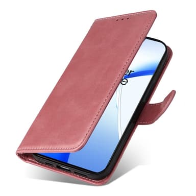SKALO OnePlus 13R PU-läder Plånboksfodral - Rosa