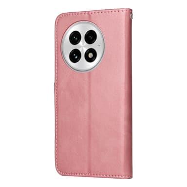 SKALO OnePlus 13 PU-läder Plånboksfodral - Rosa