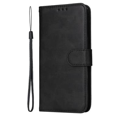 SKALO OnePlus 13 PU-läder Plånboksfodral - Svart