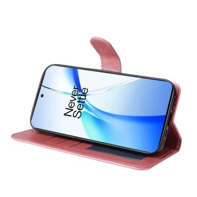 SKALO OnePlus 13R PU-läder Plånboksfodral - Rosa