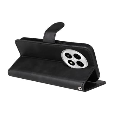 SKALO OnePlus 13 PU-läder Plånboksfodral - Svart