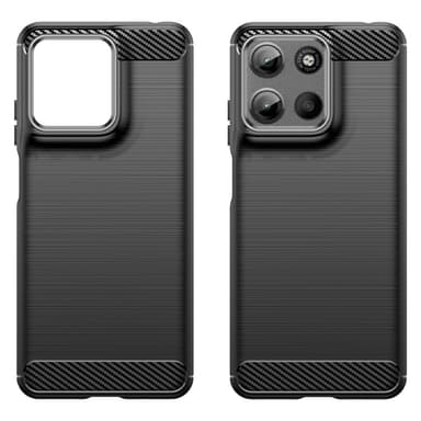 SKALO Motorola Moto G15 4G Armor Carbon Skal - Svart