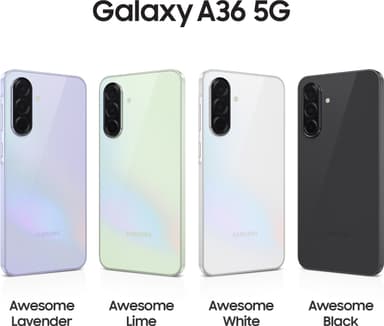 Samsung Galaxy A36 5G smartphone 6/128GB Enterprise (svart)