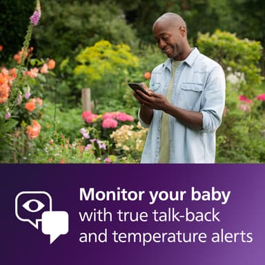 Philips Avent babymonitor SCD953/26 (vit)