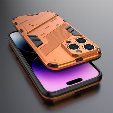 SKALO iPhone 15 Pro Max Armor Hybrid BIBERCAS Skal - Orange