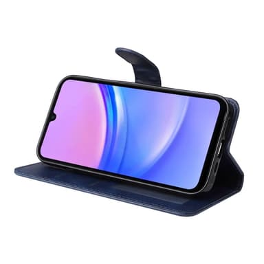 SKALO Samsung A16 PU-Läder Plånboksfodral - Blå