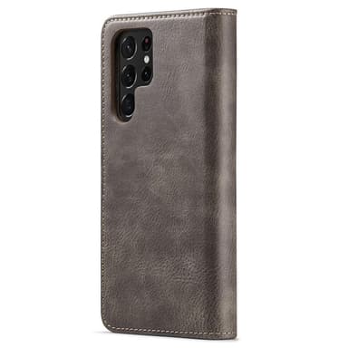 DG MING Samsung S22 Ultra 2-i-1 Magnet Plånboksfodral - Grå