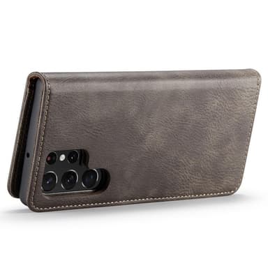 DG MING Samsung S22 Ultra 2-i-1 Magnet Plånboksfodral - Grå