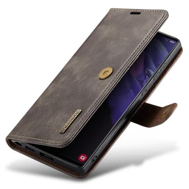 DG MING Samsung S22 Ultra 2-i-1 Magnet Plånboksfodral - Grå