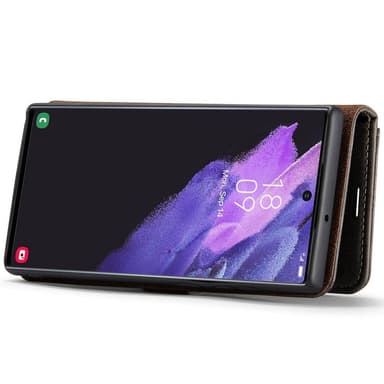 DG MING Samsung S22 Ultra 2-i-1 Magnet Plånboksfodral - Grå