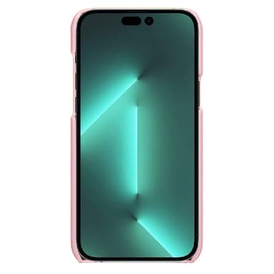 SKALO iPhone 14 Pro PU-Läder Korthållare Skal - Roséguld