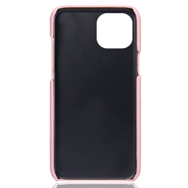 SKALO iPhone 14 PU-Läder Korthållare Skal - Roséguld