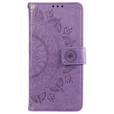 SKALO Moto G31 / G41 Mandala Plånboksfodral - Lila