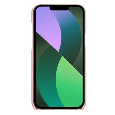 SKALO iPhone 14 PU-Läder Korthållare Skal - Roséguld