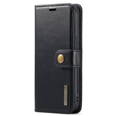 DG MING iPhone 14 Pro 2-i-1 Magnet Plånboksfodral - Svart