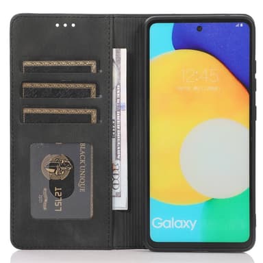 SKALO Samsung A23 5G Slim Premium Plånbok - Svart