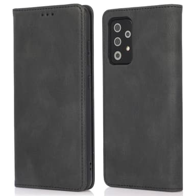 SKALO Samsung A23 5G Slim Premium Plånbok - Svart