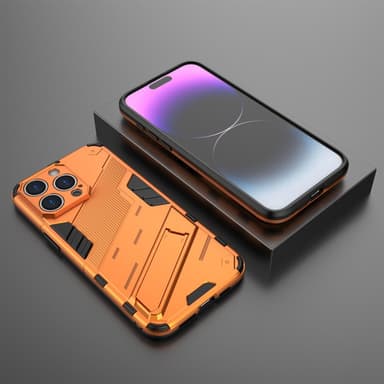 SKALO iPhone 15 Pro Max Armor Hybrid BIBERCAS Skal - Orange