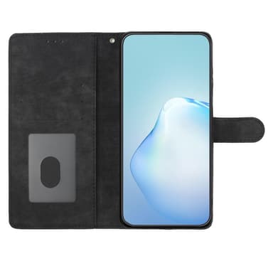 SKALO iPhone 15 Pro Max Plånboksfodral i PU-Läder - Svart