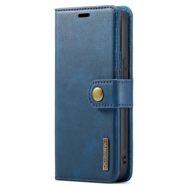 DG MING iPhone 14 Pro 2-i-1 Magnet Plånboksfodral - Blå