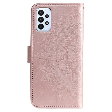 SKALO Samsung A23 5G Mandala Plånboksfodral - Roséguld