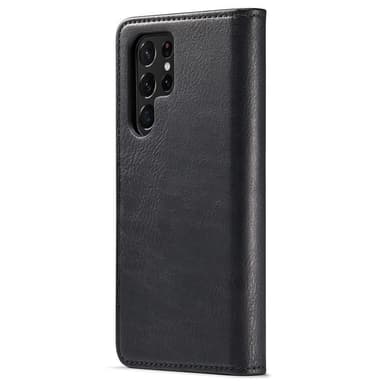 DG MING Samsung S22 Ultra 2-i-1 Magnet Plånboksfodral - Svart