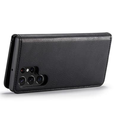 DG MING Samsung S22 Ultra 2-i-1 Magnet Plånboksfodral - Svart