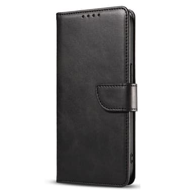 SKALO iPhone 15 Pro Premium Plånboksfodral - Svart