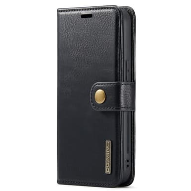 DG MING iPhone 14 2-i-1 Magnet Plånboksfodral - Svart