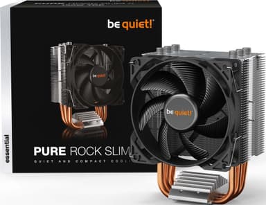 be quiet! PURE ROCK Slim 2 CPU-kylare (silver)